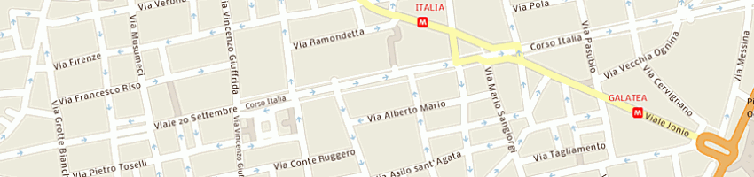 Mappa della impresa emporio 3 m -armani- sas a CATANIA