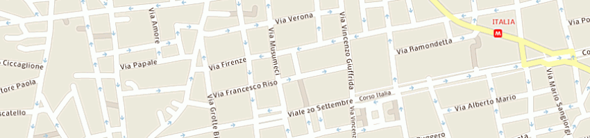 Mappa della impresa bureau veritas italia srl a CATANIA