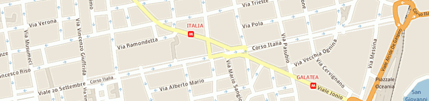 Mappa della impresa cantieri srl a CATANIA