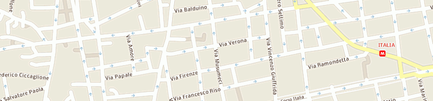 Mappa della impresa new bond street sas di licciardello letizia e c a CATANIA