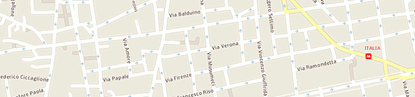 Mappa della impresa vierre service di raciti vincenzo a CATANIA