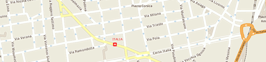 Mappa della impresa cima security srl a CATANIA