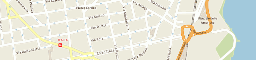 Mappa della impresa mazzullo francesco a CATANIA