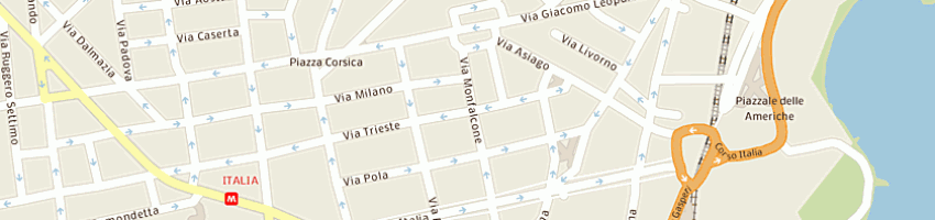 Mappa della impresa nicotra natale (srl) a CATANIA