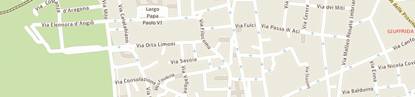 Mappa della impresa pedalino rosario a CATANIA