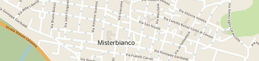 Mappa della impresa municipio a MISTERBIANCO