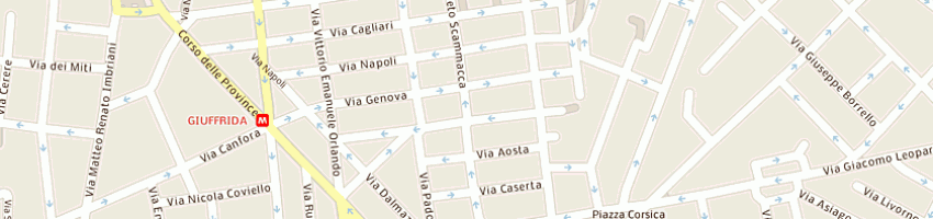 Mappa della impresa romeo domenica a CATANIA