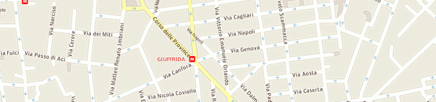 Mappa della impresa eredi di piazza biagio a CATANIA