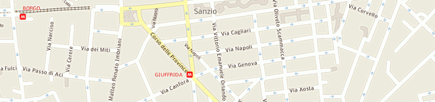 Mappa della impresa zuccaro rosario a CATANIA