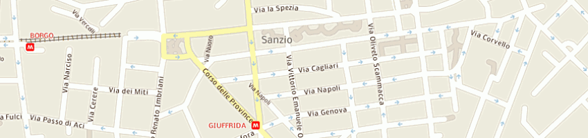 Mappa della impresa sanfilippo fabio a CATANIA