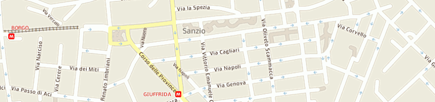 Mappa della impresa ardea rappresentanze di salvatore e rosalba santonocito snc a CATANIA