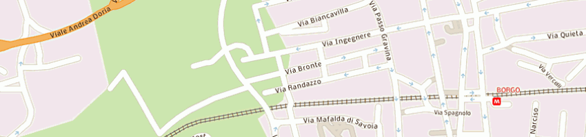 Mappa della impresa casa di cura madonna del rosario a CATANIA