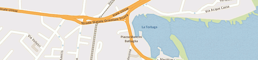 Mappa della impresa plaza ristorante pizzeria di laudani carmela e c sas a CATANIA