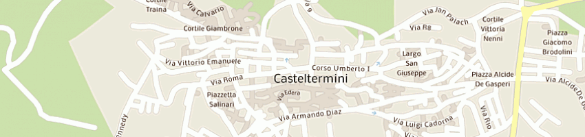 Mappa della impresa comune di casteltermini a CASTELTERMINI