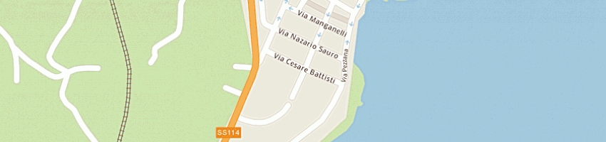 Mappa della impresa pizzeria ionica di bonaccorso giuseppa grazia e c snc a ACI CASTELLO