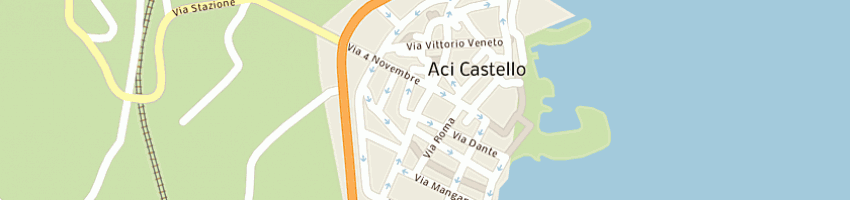 Mappa della impresa distefano pasqualina a ACI CASTELLO
