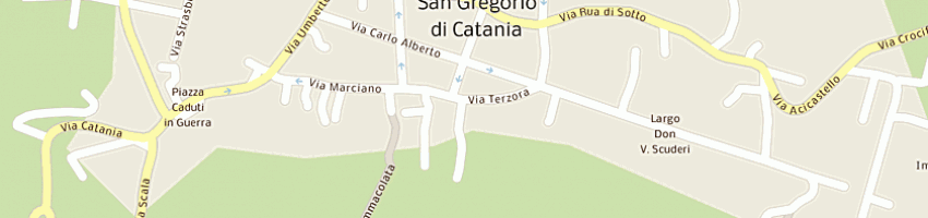 Mappa della impresa cosentino natale a SAN GREGORIO DI CATANIA