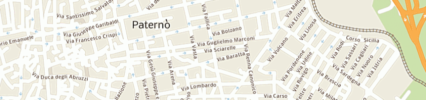Mappa della impresa ariston a PATERNO 