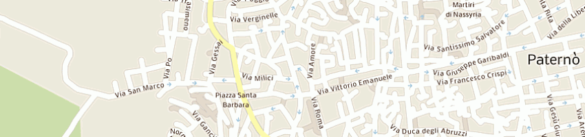 Mappa della impresa centro servizi u i l catania srl a PATERNO 