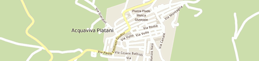 Mappa della impresa comune di acquaviva platani a ACQUAVIVA PLATANI