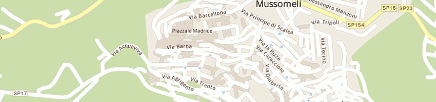 Mappa della impresa copel sas di mistretta peppuccio e c a MUSSOMELI