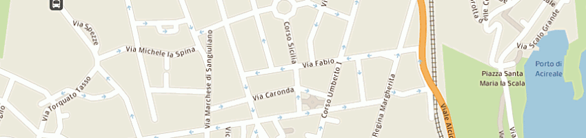 Mappa della impresa canal street di patane rosario e c snc a ACIREALE