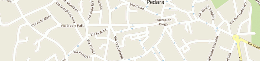 Mappa della impresa di mauro giuseppe riccardo a PEDARA