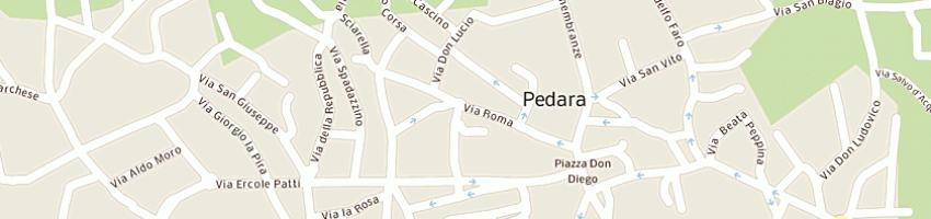 Mappa della impresa torrisi filadelfo a PEDARA