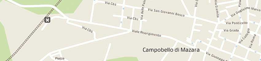 Mappa della impresa municipio a CAMPOBELLO DI MAZARA