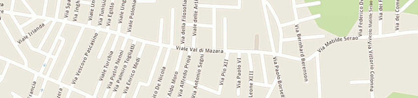 Mappa della impresa autoricambi di mattarella giovanni a MAZARA DEL VALLO