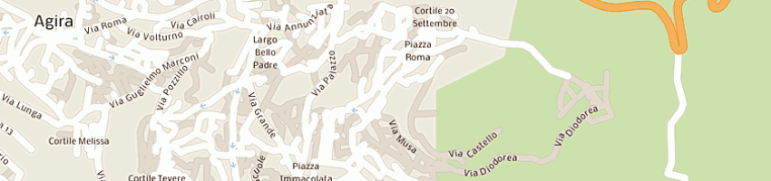 Mappa della impresa gagliardi nicola a AGIRA
