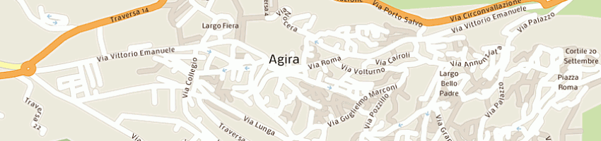 Mappa della impresa sindacato cgil - camera del lavoro territoriale a AGIRA