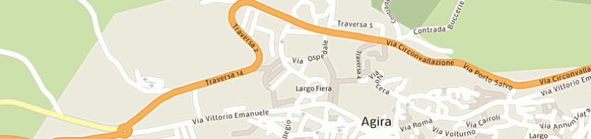 Mappa della impresa gfm bike a AGIRA