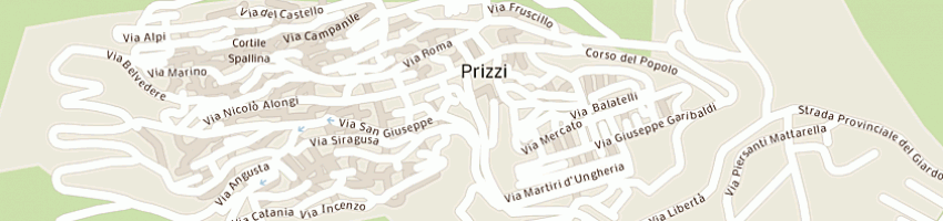 Mappa della impresa vallone giovanni rosario a PRIZZI