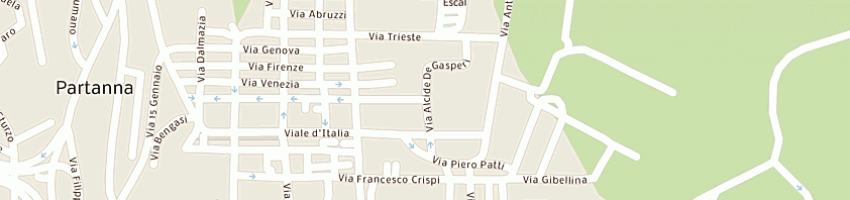 Mappa della impresa punto casa snc di lo cicero domenica e casesi liliana a PARTANNA