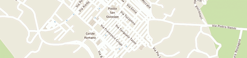 Mappa della impresa municipio a LERCARA FRIDDI