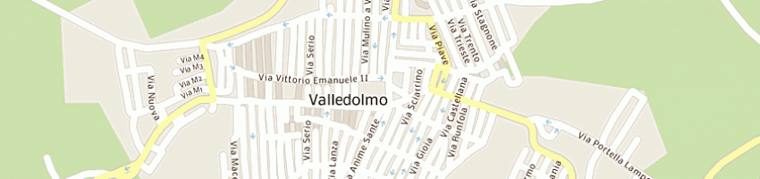 Mappa della impresa mannara' mule' francesca a VALLEDOLMO