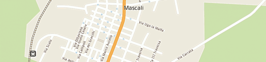 Mappa della impresa canfarelli lilla luisa a MASCALI