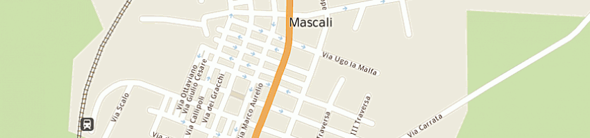 Mappa della impresa municipio a MASCALI