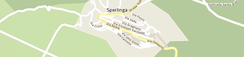 Mappa della impresa ristorante la perciata di rovello michele a SPERLINGA