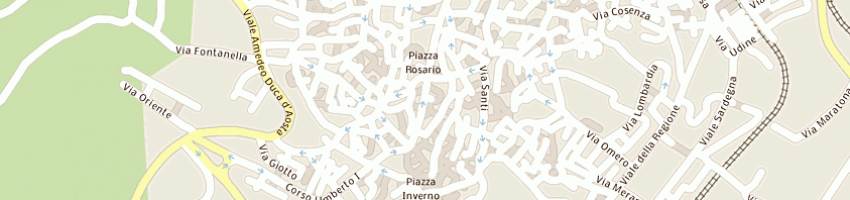 Mappa della impresa saitta gaetano a BRONTE