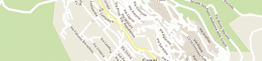 Mappa della impresa opera pia ospizio s vincenzo a GANGI