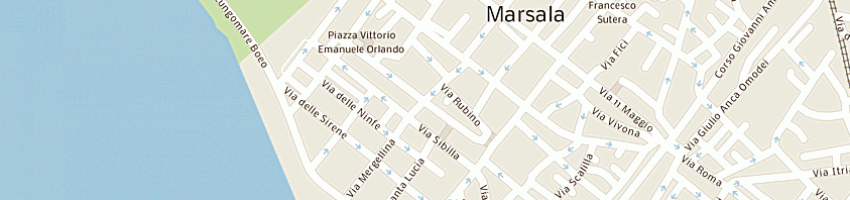 Mappa della impresa ponticelli antonio a MARSALA