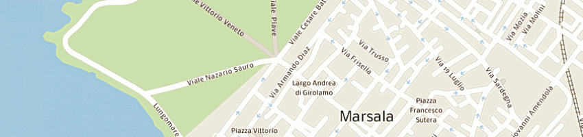 Mappa della impresa garibaldi immobiliare di parrinello paola a MARSALA