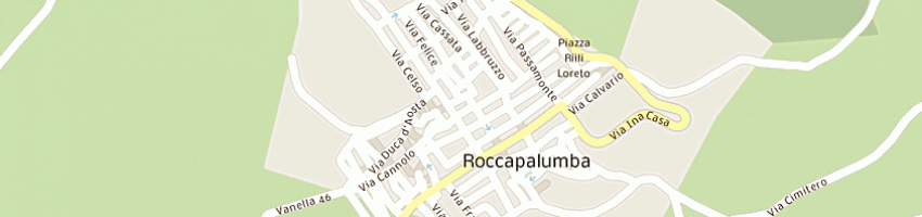 Mappa della impresa municipio a ROCCAPALUMBA