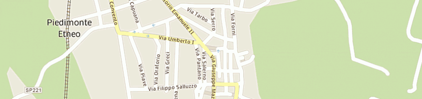 Mappa della impresa municipio a PIEDIMONTE ETNEO