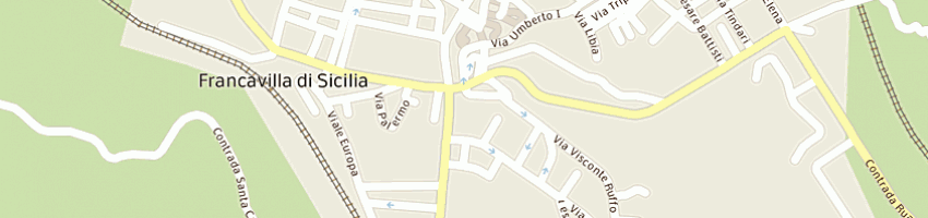 Mappa della impresa fun travel sas di cardile vincenzo e c a FRANCAVILLA DI SICILIA