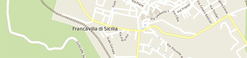 Mappa della impresa vitale daniela a FRANCAVILLA DI SICILIA