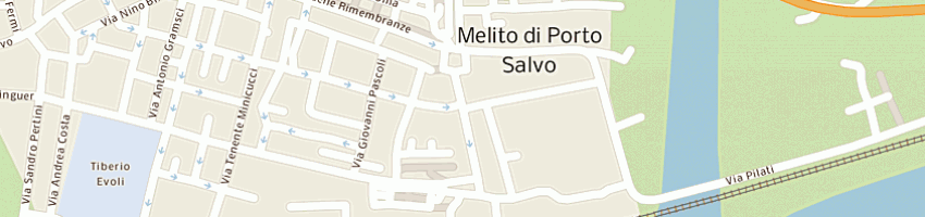 Mappa della impresa pangallo tommaso a MELITO DI PORTO SALVO