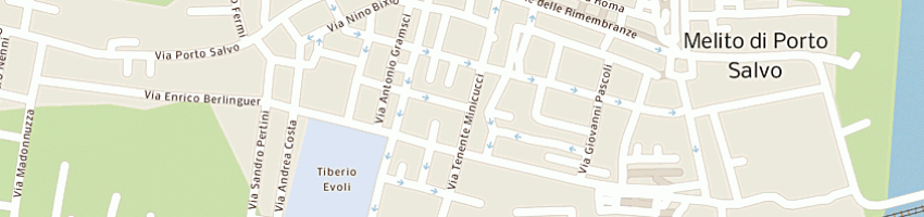 Mappa della impresa carabinieri  a MELITO DI PORTO SALVO
